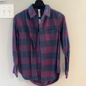 Lululemon full day ahead shirt size 2